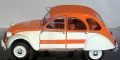 Citroen 2CV  - weiss/orange - 